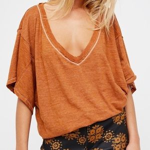 Free People My Boyfriend’s Tee - orange